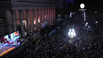 Inauguration du pontificat suivie par les catholiques...