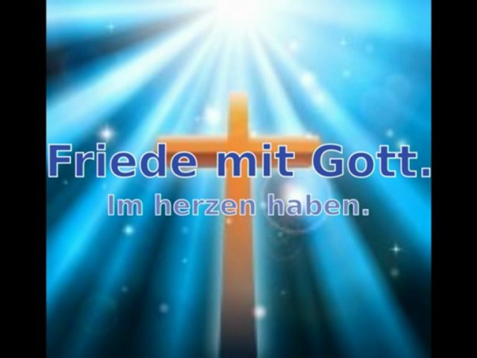 Standardprojekt friede mit gott.