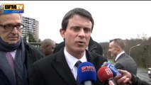 Valls à Grigny après l’agression du RER D par un groupe de jeunes - 19/03