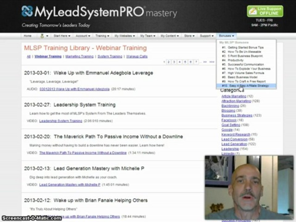 MLM-Marketing-and Lead Generation-with-MLSP-a-tour-through-my-back-office