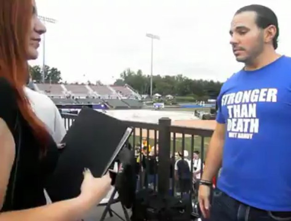 9.22.12 - Matt Hardy Receiving Our Scrapbook