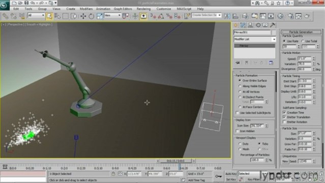 3ds Studio Max - 142 Adjusting particle parameters