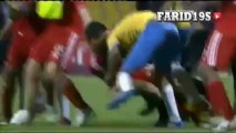 La baston de Nenê avec Houssine Kharja en Coupe du Qatar