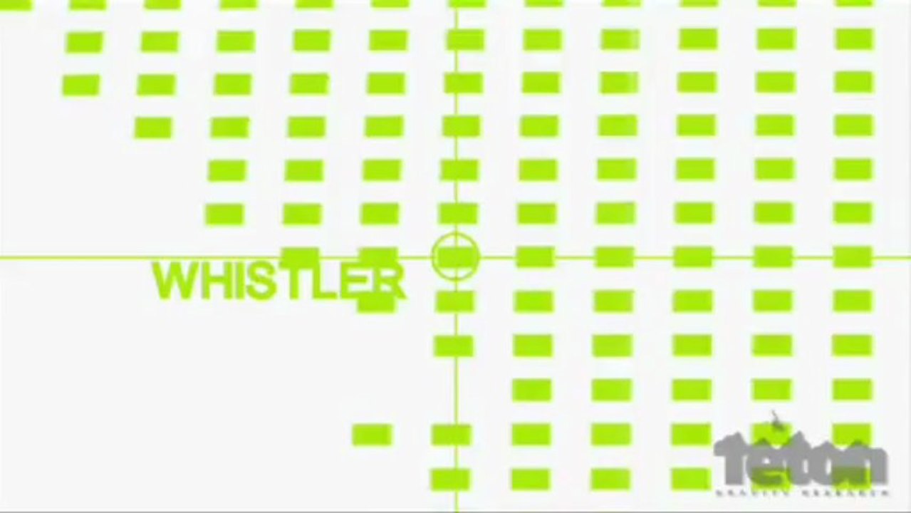 Female Snowboarder Victoria Jealouse Rides Whistler Back Country