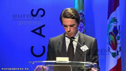 Aznar: "Es inaceptable un político sin honradez"