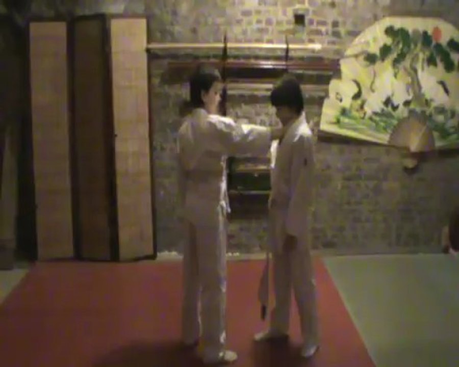 Ai hanmi ichi-te kubi shime dori : waki gatame