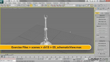 3ds Studio Max - 129 Using the Schematic view