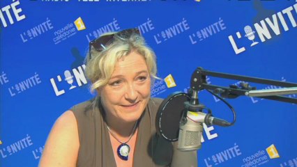 Marine Le Pen, invitée de la Matinale de NC 1ère la radio