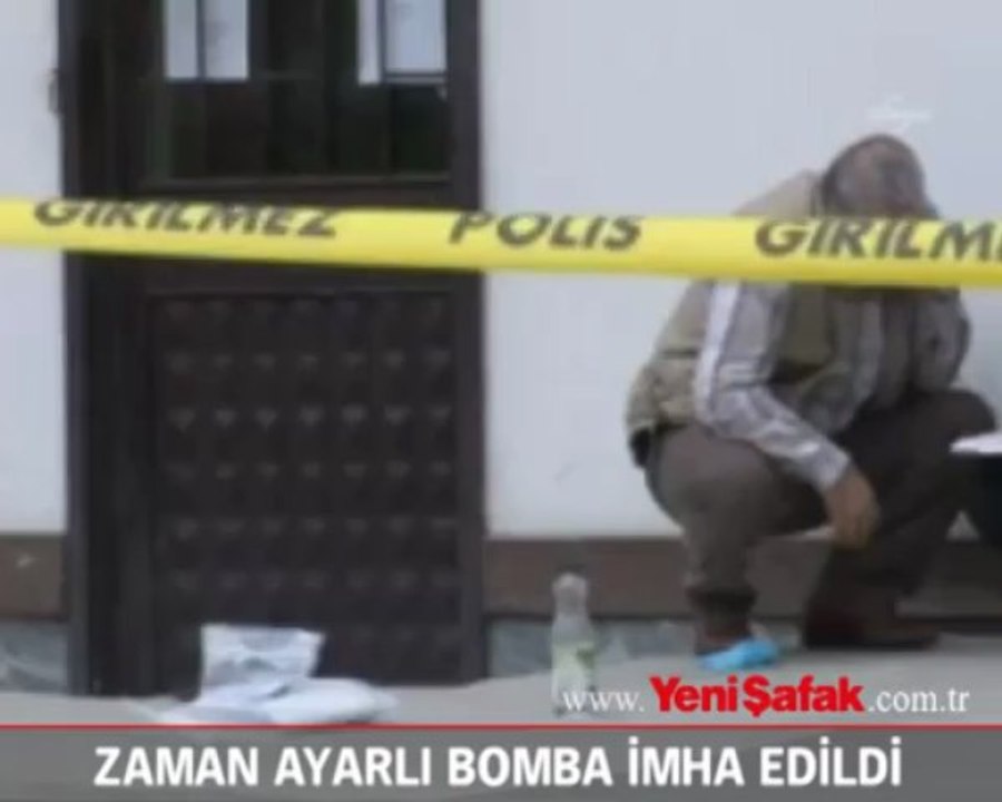 Zaman ayarlı bomba, saniyeler kala etkisiz hale getirildi