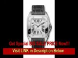 [BEST BUY] Cartier Midsize W20106X8 Santos 100 Automatic Leather Watch