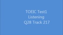 TOEIC Test1 Listening Q28