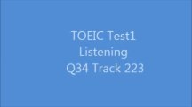 TOEIC Test1 Listening Q34 Track 223