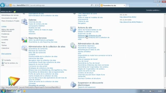 video2brain - SharePoint 2010 pour administrateurs et propriétaires de sites web