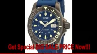 [BEST BUY] Victorinox Swiss Army Men's 241425 Dive Master 500 Black Ice Blue Dial Watch