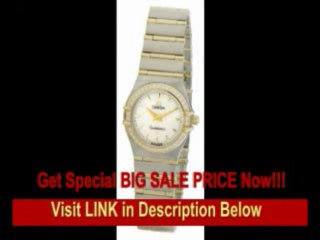 [SPECIAL DISCOUNT] Omega WOmega Women's 1277.70.00 Constellation Quartz Small Diamond Bezel Watch