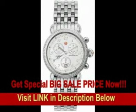 [BEST PRICE] Michele Women's Diamond Stainless Steel Bracelet Watch #MWW03C000013