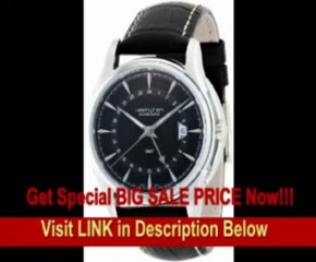 [BEST BUY] Hamilton Men's H32585531 Jazzmaster Traveler Black GMT Dial Watch