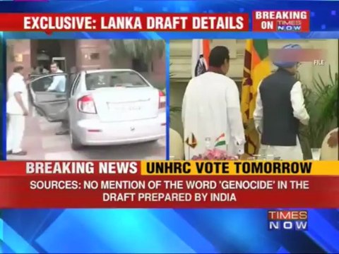 Sri Lankan Resolution Draft: No mention of genocide!