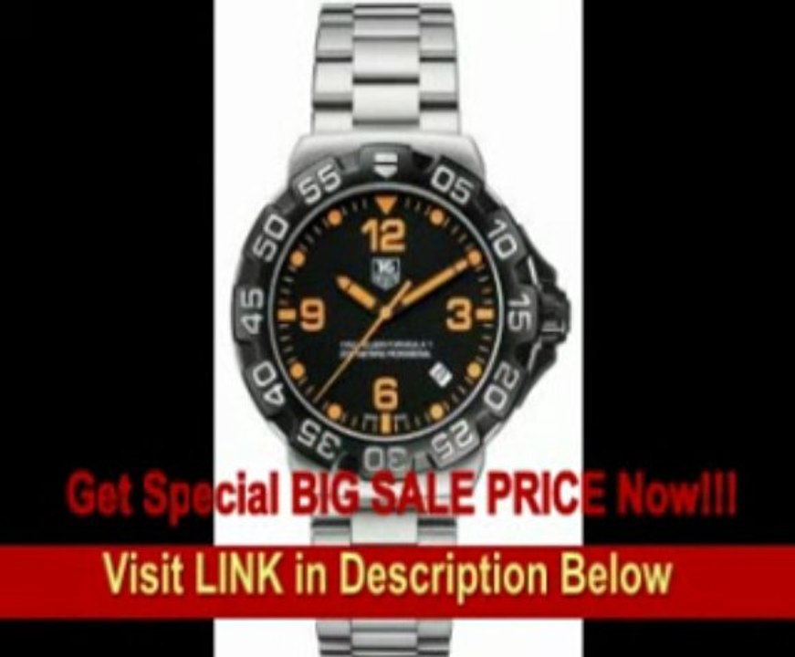 [BEST PRICE] Tag Heuer Formula 1 Black Dial Stainless Steel Mens Watch WAH1116BA0858