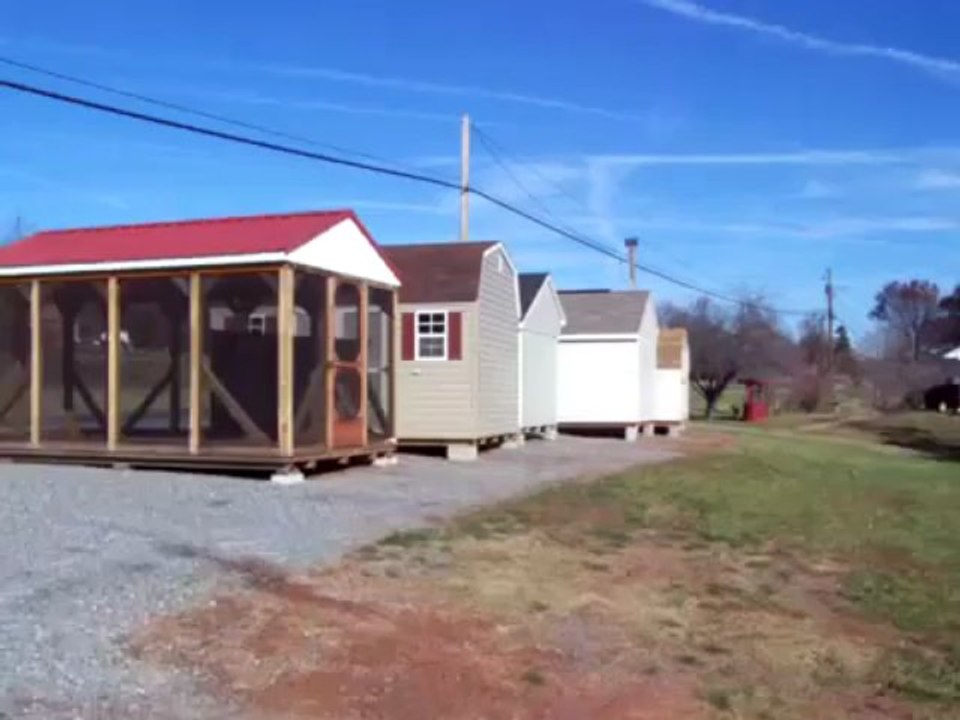 Garden Sheds On Display At Good's Garden Sheds