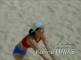 kddi Karine Havas Guers French Volley Ball captain 1999 short version japan tv
