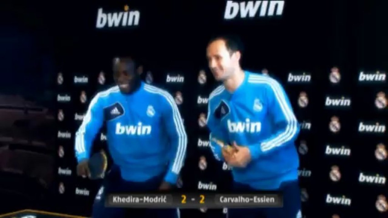 Real Madrid spielt Ping-Pong: Khedira und Modric unschlagbar