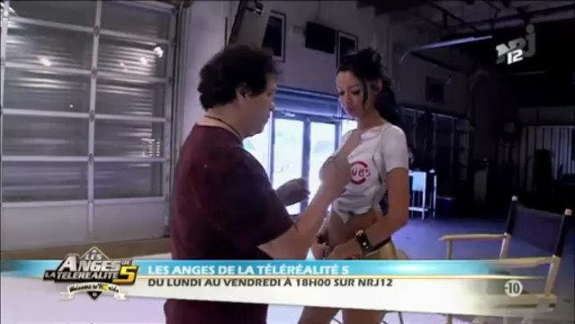 Anges de la télé-réalité 5 : Nabilla s'essaie au bodypainting