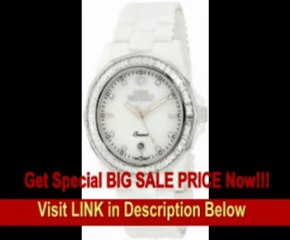 [FOR SALE] Swiss Precimax Women's SP12039 Luxe Mother-Of-Pearl Dial with White Ceramic Band Watch
