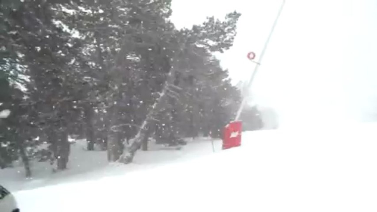 Une descente aux Angles - mars 2013