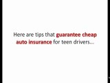 Cheap Auto Insurance For Teenagers -- Guaranteed Tips