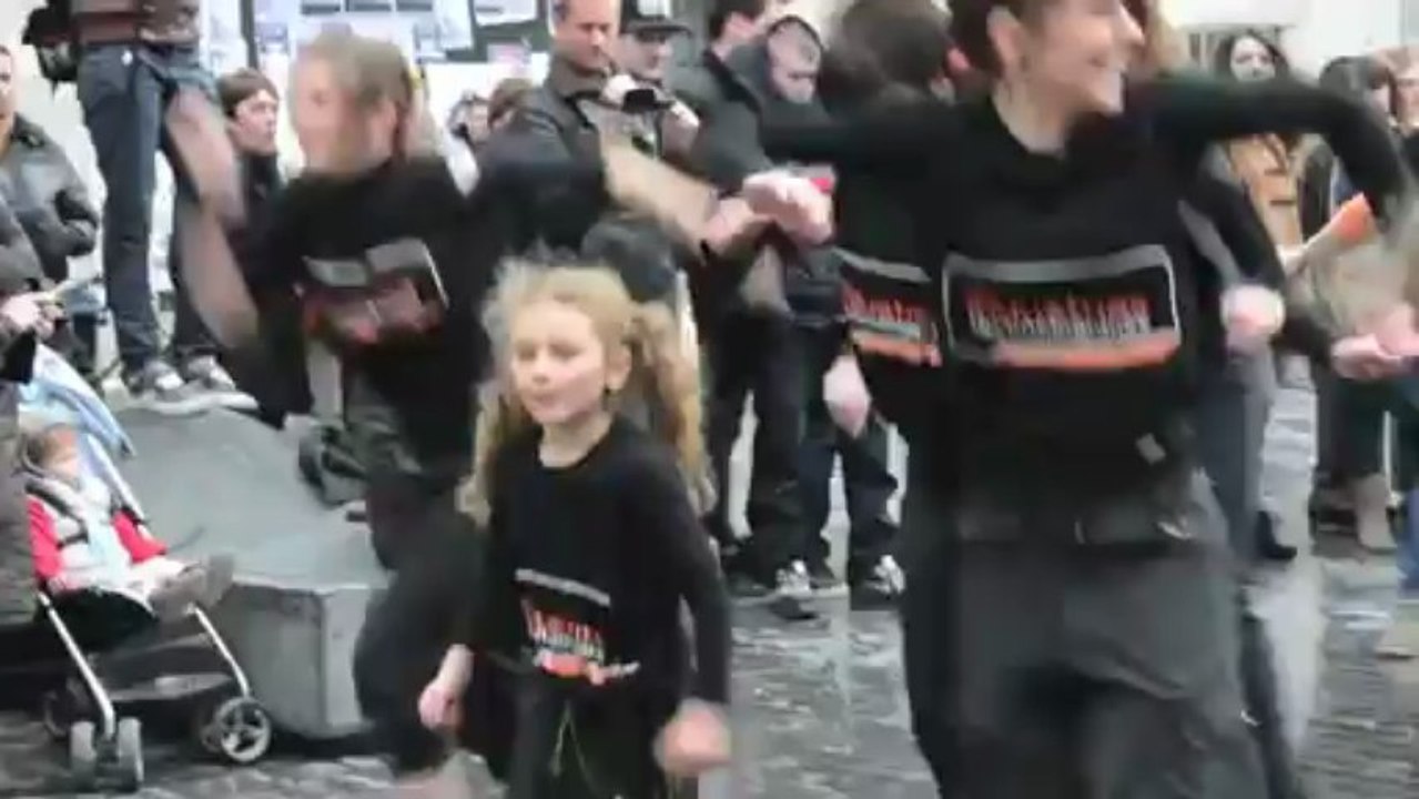Flash' Mob Semaine de l'Industrie 20 mars 2013 -Besançon