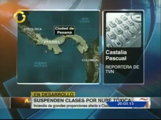 Gigantesco incendio se desató en vertedero de basura en la ciudad de Panamá