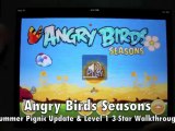 Angry Birds Seasons: Summer Pignic Level 1-1 3 Star Walkthrough iPhone/iPod/iPad