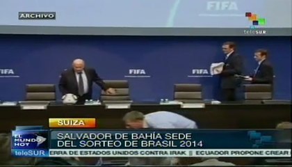 Salvador de Bahía sede del sorteo Brasil 2014