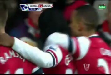 সোয়ান্সি (০) ভস আর্সেনাল (২) ১৭ মার্চ