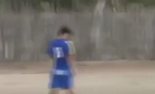 Goalie on motorcycle / Вратарь на мотоцикле