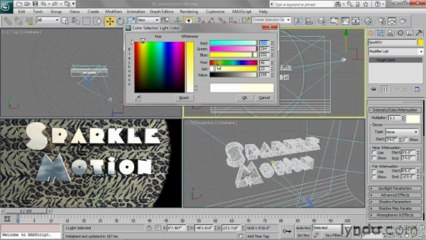 3ds Studio Max - 107 Adjusting intensity and color