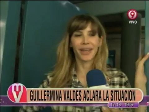 Pronto.com.ar Habló Guillermina Valdés