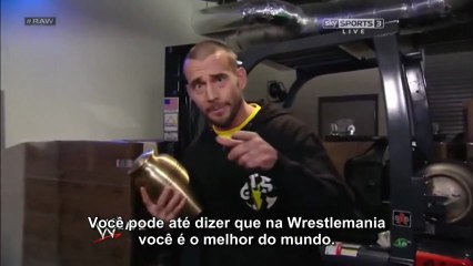 CM Punk taunts The Undertaker with Paul Bearer's urn Raw, March 18, 2013 (Legendado PT-BR)