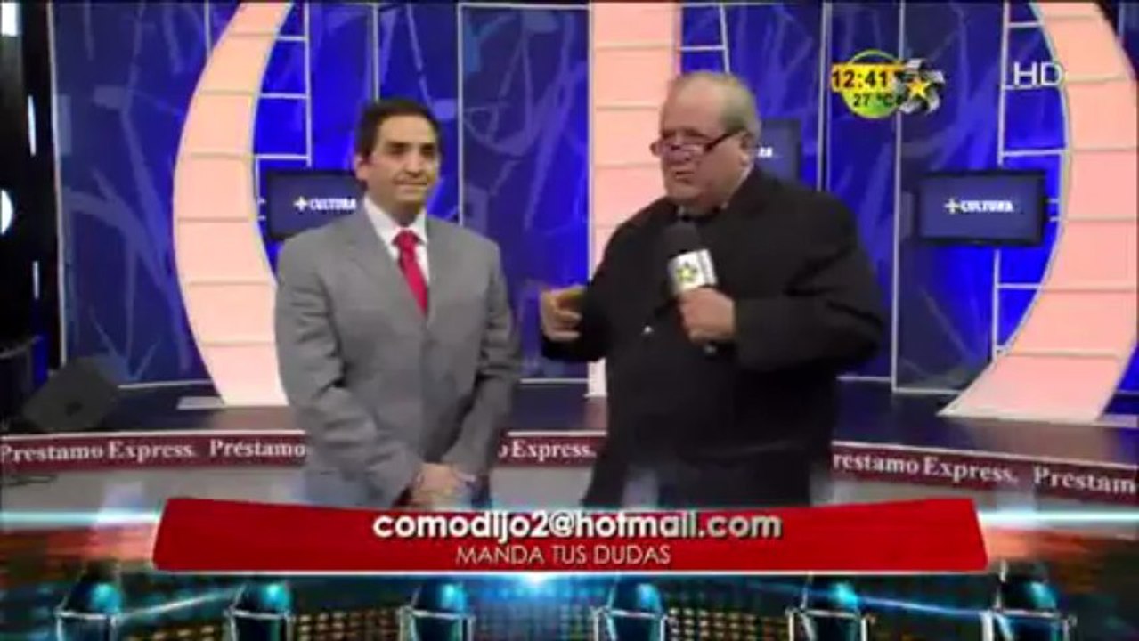 Las palabras de Don Ricardo Espinoza (Más Contenido,Más Valores y Más Cultura)