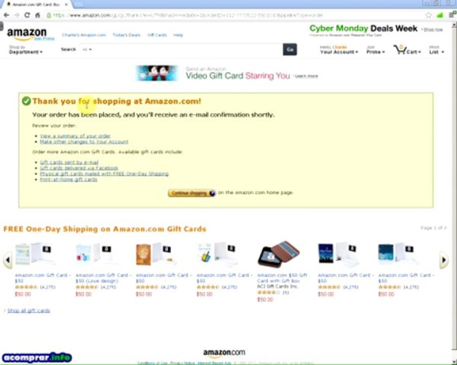 ¿Cómo comprar una Gift Card de Amazon? Paso a Paso y sin complicaciones