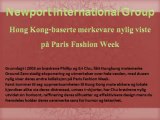 Newport internasjonale Hong Kong-baserte merkevare nylig viste på Paris Fashion Week