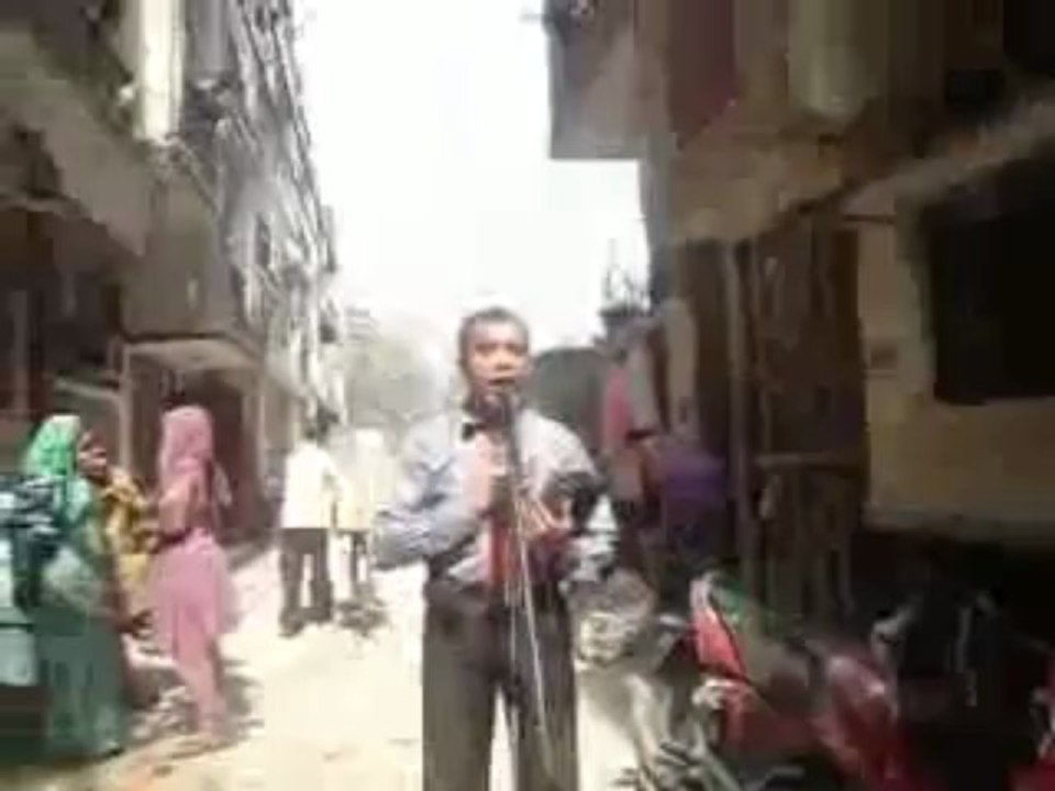 Gospel open air preaching by evangelist Hemant & daughter Glory Daniels