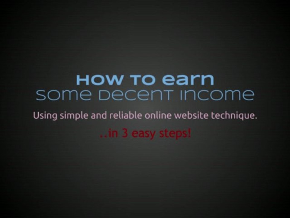 How to earn money the fast way