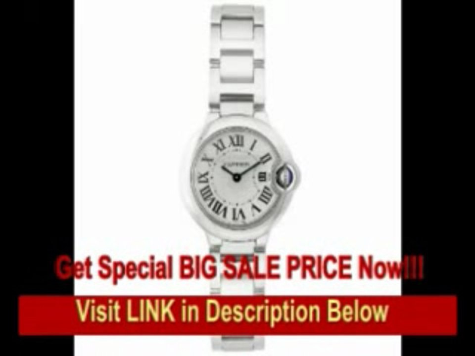 [BEST BUY] Cartier Women's W69010Z4 Ballon Bleu Stainless Steel Watch