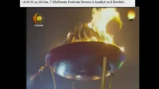 Peyama Newrozê ya Kak Mesûd Barzanî. Di Newroza 2013an de, Dema 7 (Heft)emîn Festîvala Newroz û Azadîyê ya li Hewlêrê de.