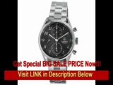 [BEST BUY] TAG Heuer Men's CAS2110.BA0730 Carrera Black Dial Chronograph Steel Watch