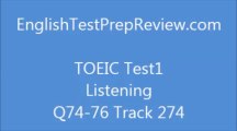 TOEIC Test1 Listening Q74 Track274