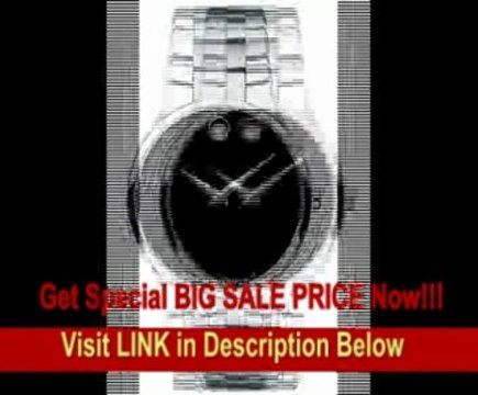 [SPECIAL DISCOUNT] Movado Men's 0606382 Serio Stainless-Steel Black Round Dial Watch