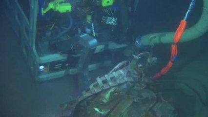 Apollo F-1 engines recovered from Atlantic